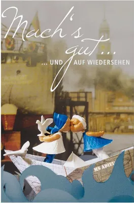 Produktbild von Artebene Karte Zum Abschied Pärchen Mach's Gut und Auf Wiedersehen