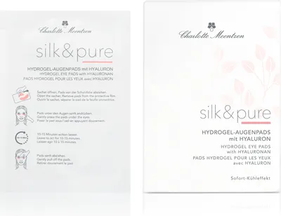 Produktbild von Charlotte Meentzen Silk & Pure Hydrogel-Augenpads 5 Stück