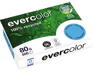 Produktbild von Clairefontaine Kopierpapier 40022C A4 80g RC dunkelblau 500Bl.