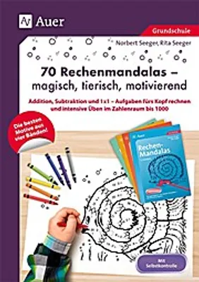 Obrázek produktu pro 70 Rechenmandalas - magisch, tierisch, motivierend