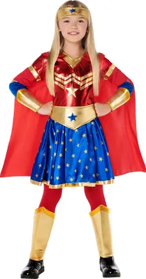 Image de Costume de super-héroïne « Star » pour filles | Multicolore Taille : 10-12 ans