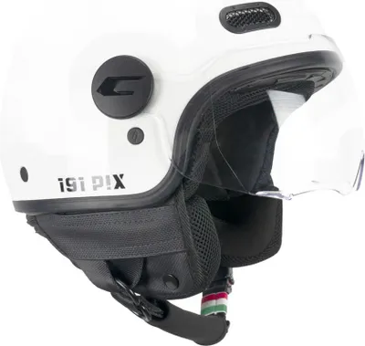 Zdjęcie produktu dla Kask Jet CGM 191A PIX MONO Biały formowany daszek rozmiar XS