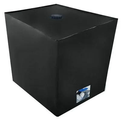 Produktbild von IBC Tank Abdeckung 1000L Schutzhülle Anti-UV Wasserdicht 116x100x120 cm Schwarz