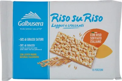 Produktbild von 3 x 380 g Galbusera Reis auf Reiscracker