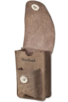 Obrázek produktu pro Pouzdro na cigarety Woodland® z přírodní buvolí kůže v tmavě hnědé/tmavě hnědé barvě