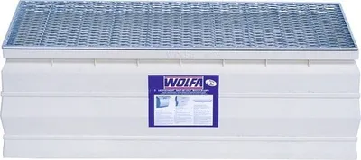 Produktbild von Wolfa Lichtschachtaufsatz Standard 126 x 35 x 43 cm ohne Gitterrost