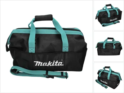 Zdjęcie produktu dla Makita E-02428, Torba podróżna, Czarny, Zielony, 16 kiesz., Zamek błyskawiczny