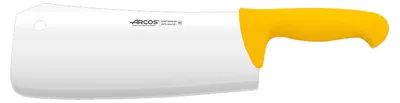 Productafbeelding van Macheta Arcos Farbe - Prof 297500, gemaakt van hoogwaardig roestvrij staal en mango. Ergonomisch geel polypropyleen met een lemmet van 24 cm en een 4 mm dikke behuizing.