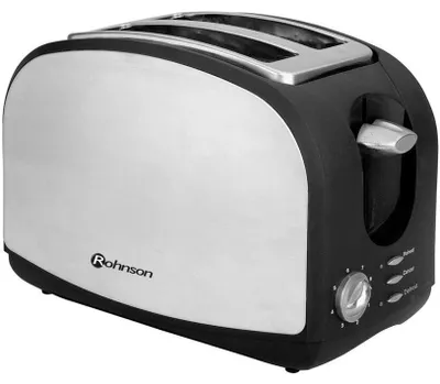Produktbild von Toaster Rohnson R-207 900 W, Edelstahl/Schwarz