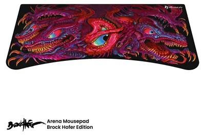 Image de Arozzi Arena Large Bureau Gaming - Tapis de Souris de Remplacement - 160 cm - Crawling Chaos