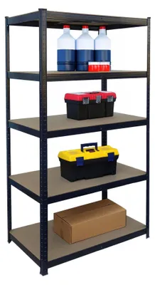 Image de Étagère de rangement robuste et réglable 180 x 100 x 60 cm