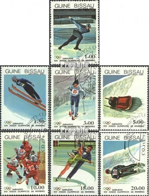 Produktbild von Briefmarken Guinea-Bissau 1983 Mi 709-715 (kompl.Ausg.) gestempelt Olympische Winterspiele 1984, Sarajevo