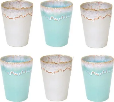 Imagen del producto de Costa Nova Grespresso, set de 6 vasos para latte macchiato, capacidad de 380 ml