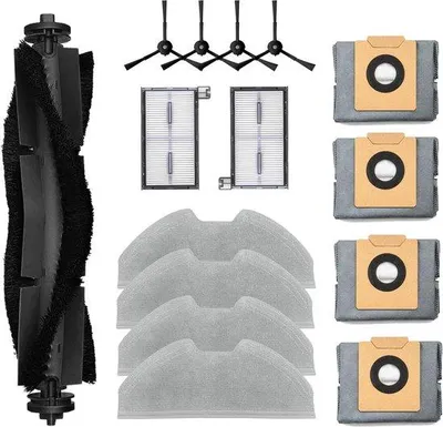 Immagine prodotto di Accessori per Eufy Clean X8 Pro - Accessori per aspirapolvere - 1 spazzola principale, 4 spazzole laterali, 2 filtri lavabili, 4 panni, 4 sacchetti per la polvere