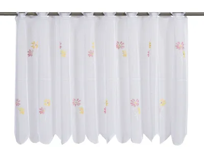 Obrázok produktu pre Elbersdrucke bistro záclona 25001 s tkanými očkami farebná polopriehľadná 60x160cm záclona na okno do kuchyne zástena na okno