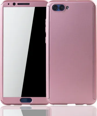 Produktbild von Handyhülle Schutzhülle für Huawei Honor View 10 Full Case Cover Displayschutz 360 Rosa