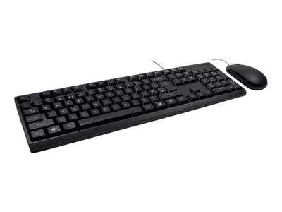 Immagine prodotto di Inter Tech 88884105 Inter-Tech Tas NK-1000EC QWERTY, Tastatur + Maus-Set, schw.