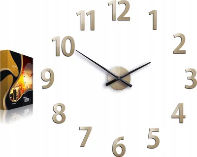 Produktbild von Grosse Wanduhr Amadeus Tortora 75Cm Still