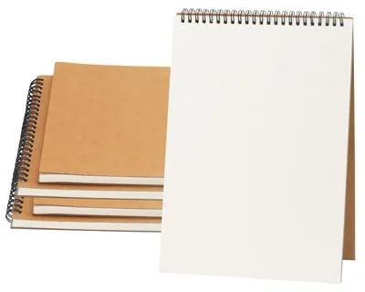 Immagine prodotto di Set di 5 quaderni da disegno A4 con spirale, ideali per artisti