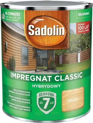 Produktbild von Sadolin Imprägnat Classic Hybrid 7 Jahre Eiche Hell 0,75L - 5Sach.dj0,75