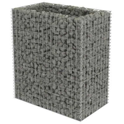 Obrázek produktu pro Gabionový vyvýšený záhon pozinkovaná ocel 90 x 50 x 100 cm