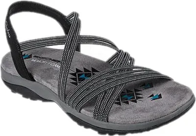 Image de Skechers Femme Sandale Reggae Slim Turn it up Noir