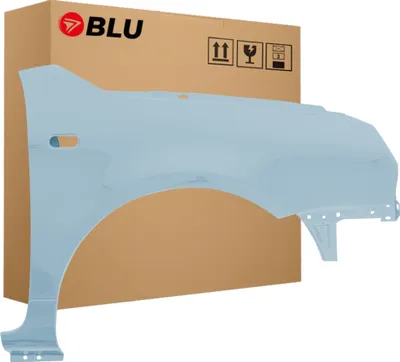 Produktbild von BLU Kotflügel Passend für VW Volkswagen Lupo LR5D Rechts Blau RaveBlau | 1998-2005 | Vorderseite Vorne | Lackiert | Einbaufertig