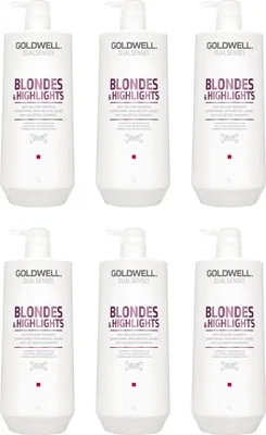 Produktbild von Dualsenses Blondes & Highlights Anti-Yellow Shampoo 6x1000 ml