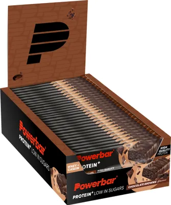 Produktbild von POWERBAR Protein Plus Low Sugar Chocolate-Brownie 30x35g Fitnessriegel