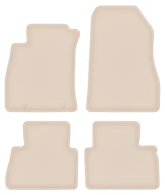 Produktbild von DURBAN Beige Velours-Fußmatten-Set für Nissan Juke F15 Crossover (2010-2017)