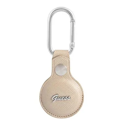 Obrázok produktu pre Guess Saffiano Script Dog Clip - kryt pre AirTag (béžový)