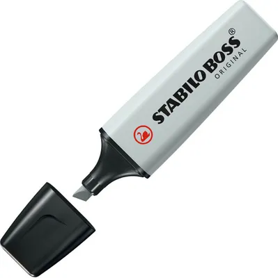 Image de 10x STABILO 70/194 surligneur BOSS ORIGINAL Pastel gris soie