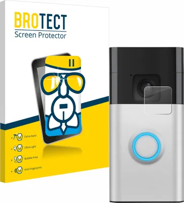 Produktbild von BROTECT Schutzglas für Ring Battery Video Doorbell Schutzfolie Panzer Folie Glas Display Schutz klar