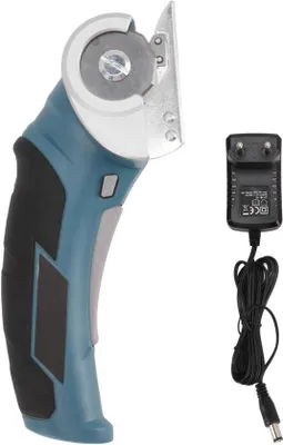 Image de Mini-coupe-tissu électrique rechargeable, coupe-tissu rotatif pour tissu, moquette et carton.
