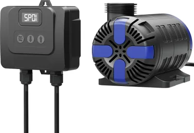 Produktbild von SunSun CET-15000 SuperECO Teichpumpe 15.000 l/h / 180 W, energiesparende Filterpumpe, Bachlaufpumpe für Koiteiche, Umwälzpumpe, Gartenteichpumpe