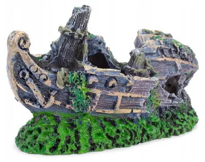 Produktbild von Happet 409A Aquariumdeko Schiff 10cm