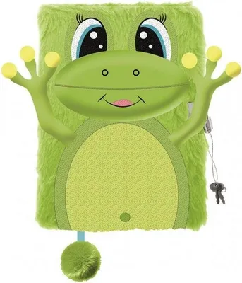 Image de Journal intime avec cadenas 3D GRENOUILLE Grenouille