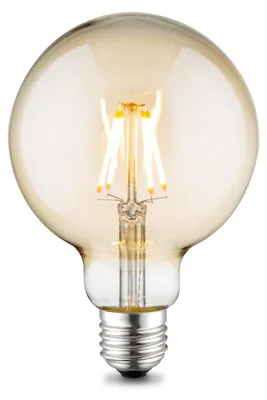 Produktbild von Home Sweet Home dimbare LED-Kugel Deko E27 G95 4W 400Lm 2700K Amber