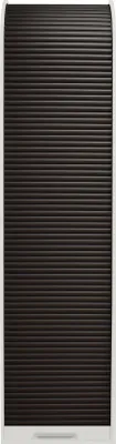 Produktbild von Jalousieschrank Eadi 46 x 44 x 192 Rollladenschrank Weiß Matt Lack/Graphit 15124