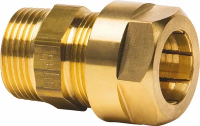 Produktbild von GEBO Messingklemmverbinder mit Außengewinde für MSVR, 16 mm x 1/2 Zoll AG