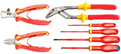 Image de Facom Zangen/Schraubendreher Set 7-tlg PB
