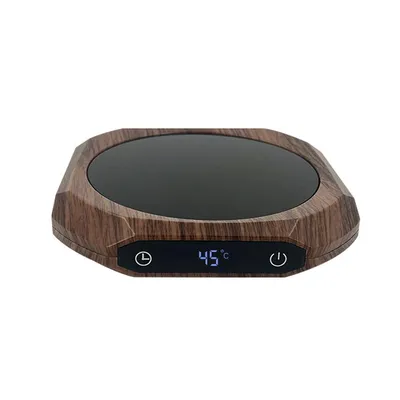 Produktbild von Tassenwärmer Kaffeewärmer, 3-stufen temperatur, touch bedienung, braun holzdesign, Auto-Aus
