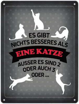 Produktbild von Metallschild XL mit Spruch: Es gibt nichts besseres als ... Schild Blechschild