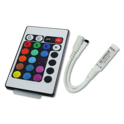 Produktbild von MasterLED RGB LED Controller Mini 5-24 V 6 A IR-Fernbedienung 24 Tasten