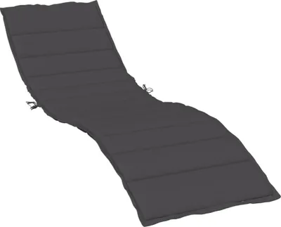 Immagine prodotto di vidaXL Cuscino lettino melange antracite 200x50x4 cm tessuto