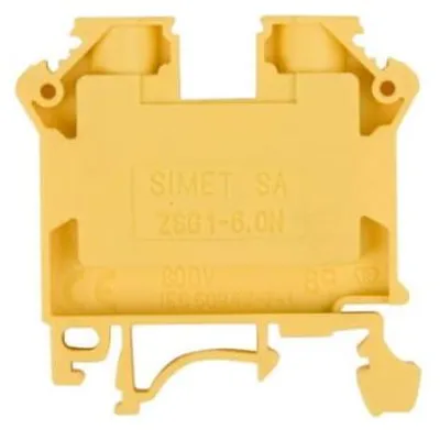 Image de bornier 2 fils 6mm2 jaune NOUVEAU ZSG 1-6,0Nz 11421314