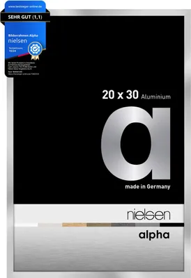 Produktbild von nielsen Aluminium Bilderrahmen Alpha, 20x30 cm, Silber