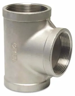 Zdjęcie produktu dla Złącze gwintowane Trójnik ze stali nierdzewnej 90° 1 1/4" IG
