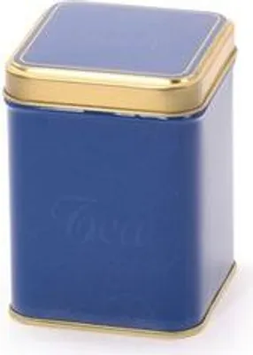 Produktbild von Dose "Avalon Snorkel Blue", 100g eckig, Stülpdeckel 9,8 x 6,5 x 6,5 cm