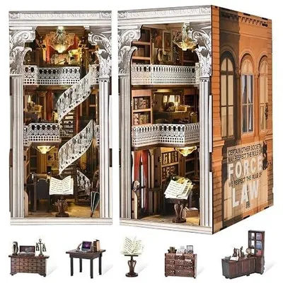 Zdjęcie produktu dla Zestaw do budowy biblioteki minicity DIY